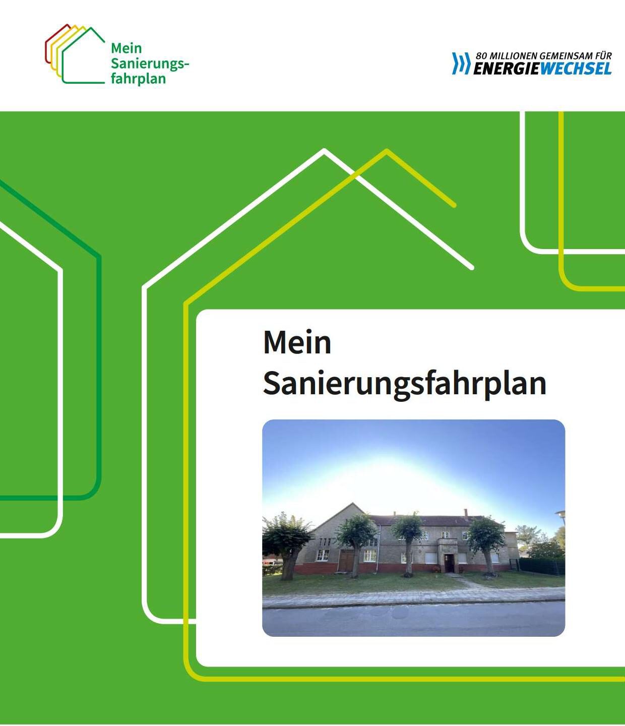 Titelseite eines individuellen Sanierungsfahrplans (iSFP).